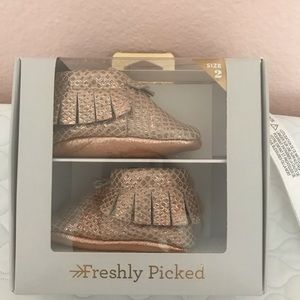 Freshly picked moccasins size 2